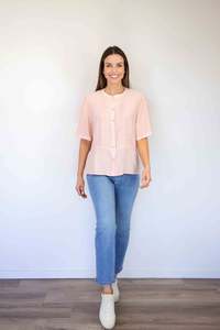 New In Tops: Merric Striped Ruched Top