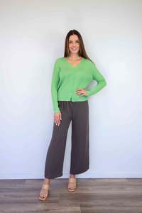 Larosela Soft Wide-Leg Pants in Rayon Blend