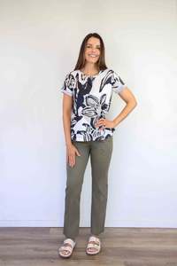 Larosela 95%Cotton basic long pants