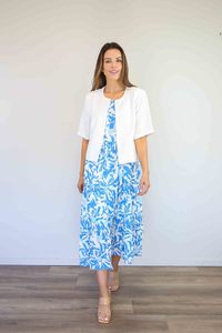 Larosela Solid Color Cropped Jacket