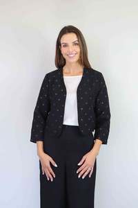Larosela Plain Jacquet Short Jacket