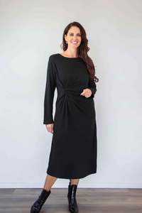 Larosela Plain Crushed Front Dress