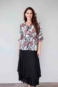 Clothing Bottoms: Merric Ruffle Panels Skirt