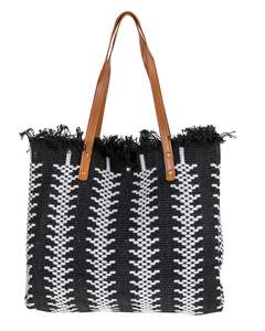 Clothing Handbags: Arrow Print Beach Tote Leather Handle