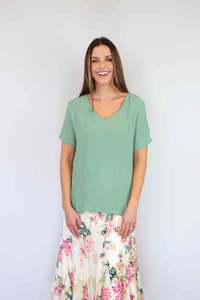Larosela Plain Split Top