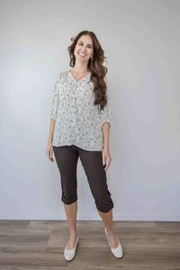 Brands Larosela: Larosela Print Button Front Shirt