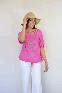 Brands Fairy Tern: Fairy Tern Flower-Lace Front Top