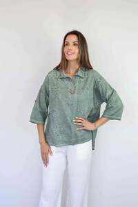 Brands Fairy Tern: FairyTern 100% Cotton One Button Shirt