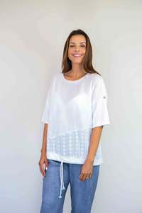 Brands Fairy Tern: FairyTern Tie Front 100% Cotton Top