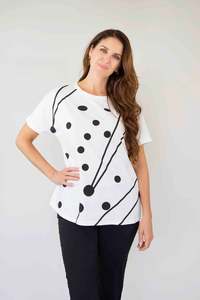 Brands Fairy Tern: FairyTern Pokka Dotta Print Top