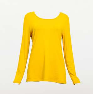 Basics: Merric Modest Round-Neck Top