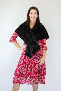 Larosela Soft Faux Fur Shawl