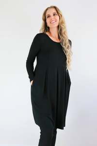 Dresses Casual Dresses: Merric Soft Solid Knee-Length dress