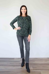 Larosela Side Panel Long Jeans