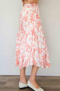 Larosela Elastic Waist Print skirt