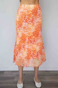 Merric Print Mesh Skirt