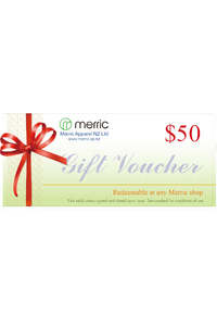 Gift Voucher: $50 Merric Gift Voucher