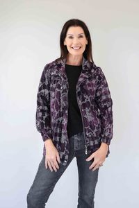 Merric Tie Dye Corduroy Look Jacket