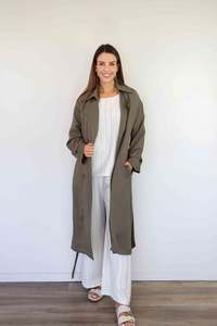 Larosela Long Trench Coat