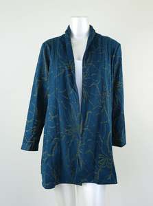 Merric 62%Cotton Gold Print Cardigan