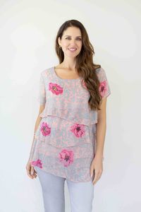 Clothing: Larosela Multi Layered Top