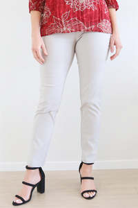 Merric Elastic Waistband Straight Pants
