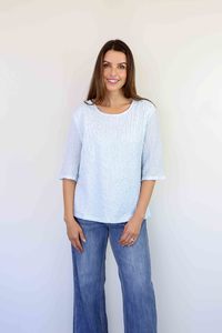 Merric Solid Stretch Top