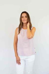 New In Tops: FairyTern Sleeveless Button-Side Top