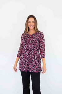 Merric Soft Stretchy Printed Top