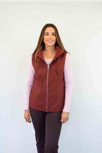 Clothing: Merric Hooded Zip Front Vest
