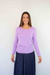 Merric Textured Layer Knit Top