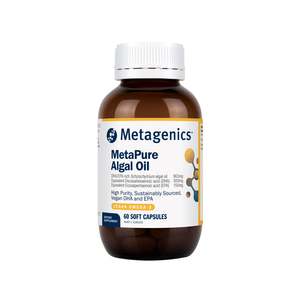 Cardiovascular Heart Health: MetaPure Algal Oil 60 Capsules