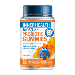 All: Kids 3-in-1 Probiotic Gummies Orange 50 Gummies