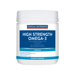 Fish Oil Omega 3: High Strength Omega-3 120 Capsules