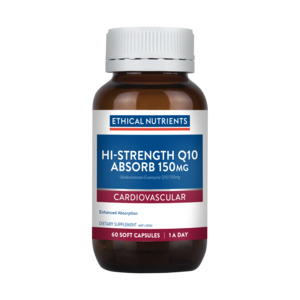 Ethical Nutrients: Hi-Strength Q10 Absorb 150mg 60 Capsules