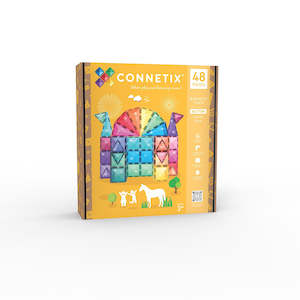Baby Toddler: Connetix - Glitter Castle Pack 48 pc