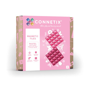 Baby Toddler: Connetix - Pastel Pink & Berry Base Plate 2 pc