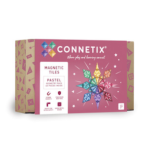 Baby Toddler: Connetix - Pastel Geometry Pack 40 pc