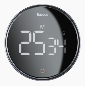 Electronics: Baseus Digital Rotation Countdown Kitchen Timer with Magnetic Holder Pro
