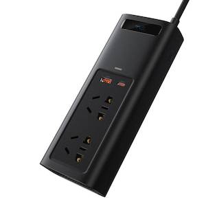 Electronics: Baseus Car Inverter 150W DC 12V to AC 220V Type-C USB Charger