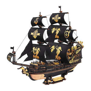 ROKR The Seahorse Barque 3D Wooden Puzzle MCB02 [PRE-ORDER]