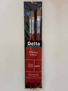 Gunpla And Model Kits: Delta Hobby Paint Brushes - Weathering Brush Set BS46