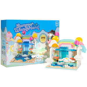 Hello Kitty - Cinnamoroll Summer Wunderland Theme Park Wave Pool Café Building Blocks
