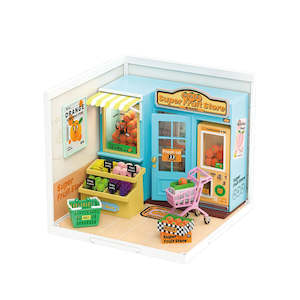 Rolife Super Creator Super Fruit Store Plastic DIY Miniature House Kit DW003