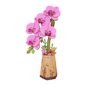 Christmas Gift Ideas: Rolife Rowood DIY Wooden Flower Purple Moth Orchid TW091