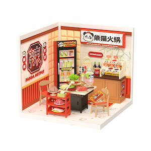 Rolife: Rolife Panda Hot Pot DIY Miniature House DW020 [PRE-ORDER]