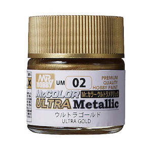 Gunpla And Model Kits: MR HOBBY - GSI Creos Mr. Color Ultra Metallic Color II Ultra Gold 10ml UM02