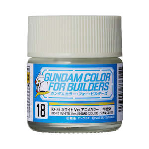 MR HOBBY - GSI Creos Gundam Color for Builders RX-78 White Ver. 10ml UG18