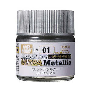 New Arrivals: MR HOBBY - GSI Creos Mr. Color Ultra Metallic Color II Ultra Silver 10ml UM01