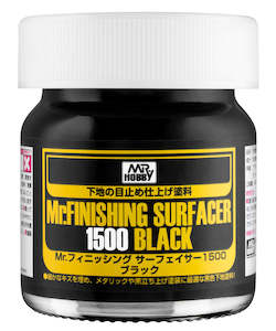 MR HOBBY - GSI Creos Mr. Finishing Surfacer 1500 Black 40ml SF288